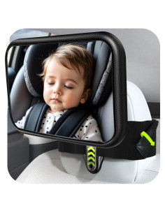 Espejo de Coche para Bebé Mirrorsafe BBJ-09 Irrompible