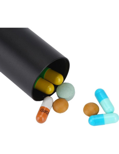 Organizador de Pastillas Tiiyee Mini Aluminio Impermeable