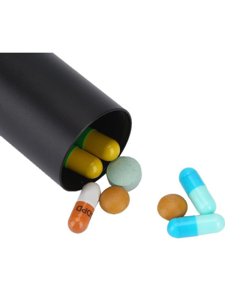 Organizador de Pastillas Tiiyee Mini Aluminio Impermeable