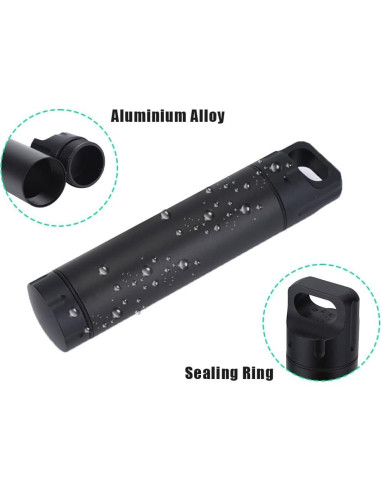Organizador de Pastillas Tiiyee Mini Aluminio Impermeable