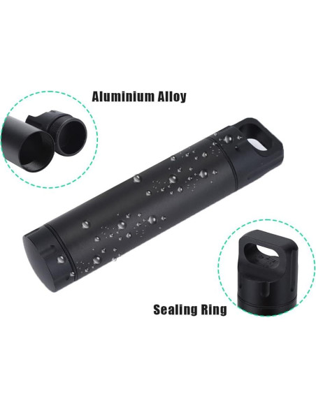 Organizador de Pastillas Tiiyee Mini Aluminio Impermeable