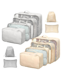 12 Cubos de Empaque Kifmurase Premium para Viaje 39x30 cm