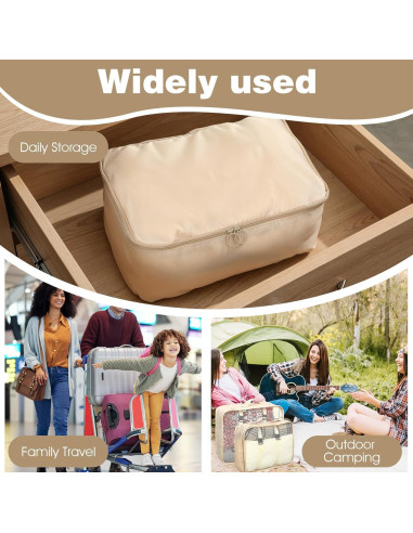 12 Cubos de Empaque Kifmurase Premium para Viaje 39x30 cm