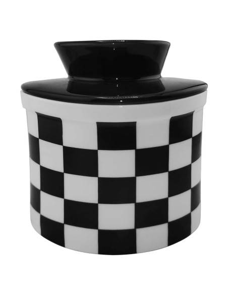 Tarro de Mantequilla Cerámico Orkim Cuadrado con Tapa