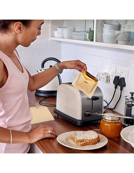 Bolsas para Tostadora Reutilizables Tezam 4PCS Antiadherentes