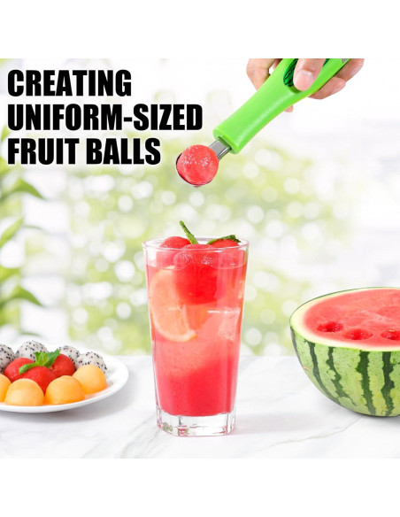 Cortador de Sandía OLESBUR 3 en 1 Plegable Acero Inoxidable