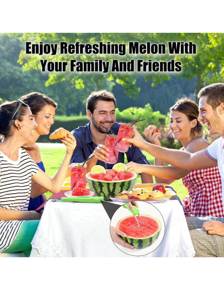Cortador de Sandía OLESBUR 3 en 1 Plegable Acero Inoxidable