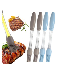 4 Piezas Brochas de Silicona Resistentes al Calor Hpmjz