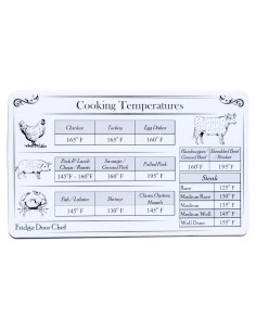 Imán de Temperatura de Cocción Interna Fridge Door Chef 7.62x12.7cm