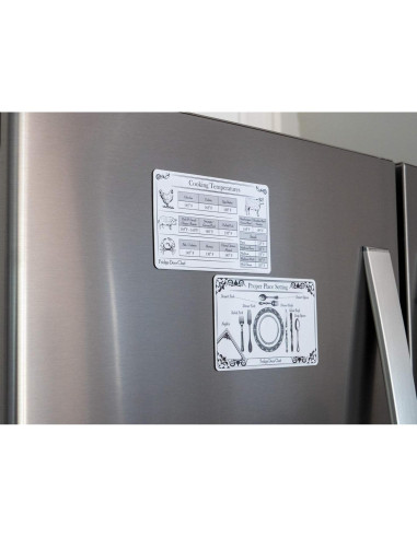 Imán de Temperatura de Cocción Interna Fridge Door Chef 7.62x12.7cm