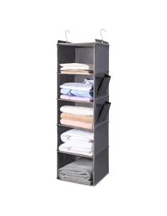 Organizador de Closet Colgante BOOMIBOO 5 Niveles Gris