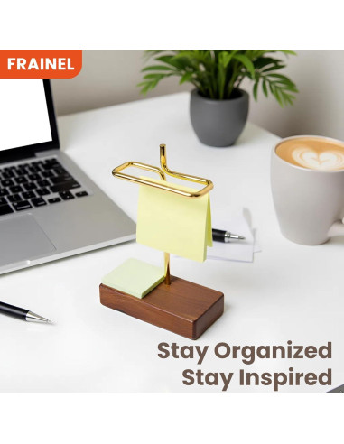 Soporte para Filtro de Café V60 FRAINEL - Latón y Nogal 14x11.9cm