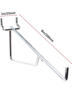Ganchos de Metal NORJIN 8 Pcs 20 cm Alta Resistencia 2