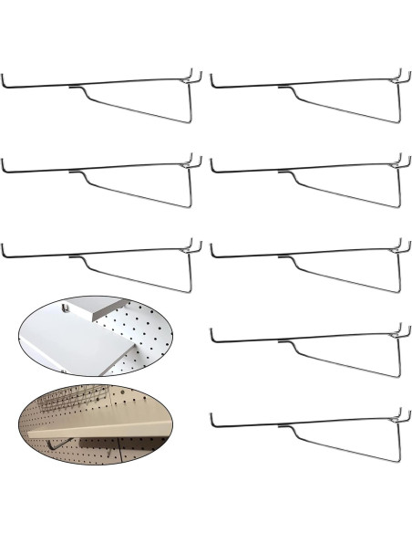 Ganchos de Metal NORJIN 8 Pcs 20 cm Alta Resistencia