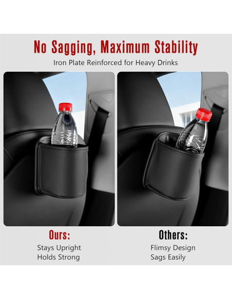 Organizador de Portavasos Dargoose para Automóvil - Paquete de 2