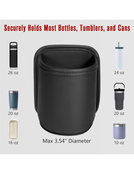 Organizador de Portavasos Dargoose para Automóvil - Paquete de 2