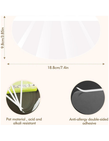 100 Escudos Faciales Transparentes Ruizaua - Protección Ocular