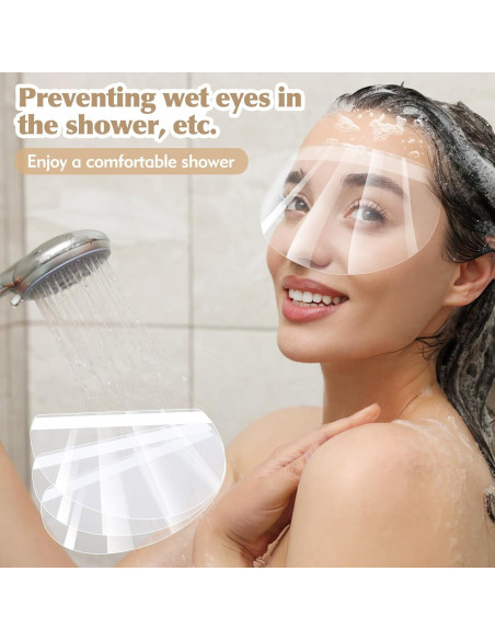 100 Escudos Faciales Transparentes Ruizaua - Protección Ocular