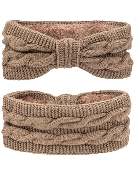 Banda para la Cabeza DRESHOW Mujer Invierno Forrada de Felpa