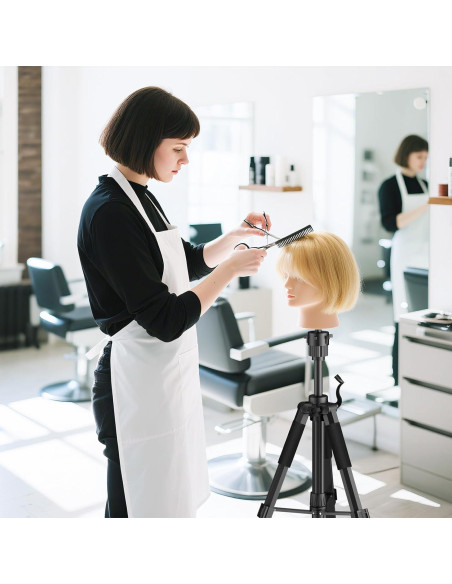 Soporte de Peluca Trípode Retbtnm Ajustable 54 cm Metal