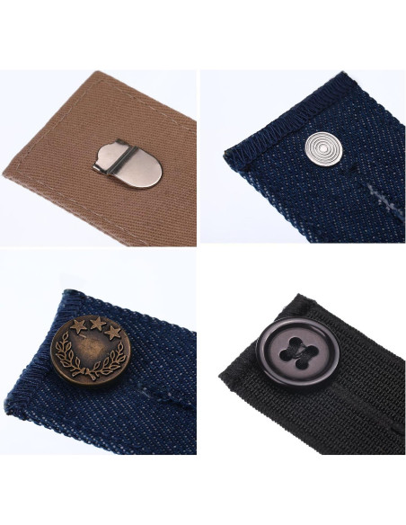 Juego de 13 Extensores de Cintura Elásticos Skylety Ajustables