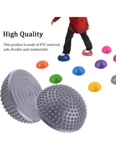 Bola de Masaje Semicircular VGEBY para Pies - Kit de Equilibrio