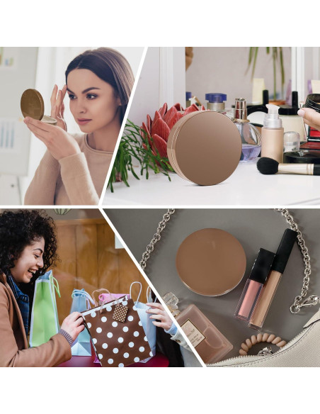 Estuche para Lentes de Contacto FEISEDY Blanco con Accesorios