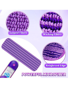 9 Almohadillas de Mopa Reutilizables Papclean para Swiffer 2