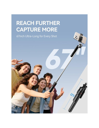 Soporte Trípode Multifuncional Takerers PT03 para Celular