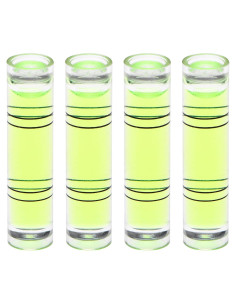 Nivel de Burbuja Cilíndrico HARFINGTON 9.5mm Verde - 4 Pcs