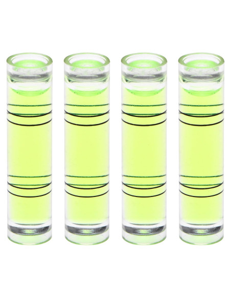 Nivel de Burbuja Cilíndrico HARFINGTON 9.5mm Verde - 4 Pcs