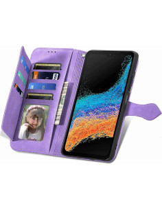 Funda de Cuero PU DAMONDY para RAZ Memory 2024 - Púrpura 2