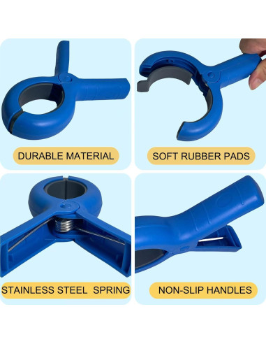 Pinzas de Toalla de Playa QuairBrez 8 Pcs Alta Resistencia