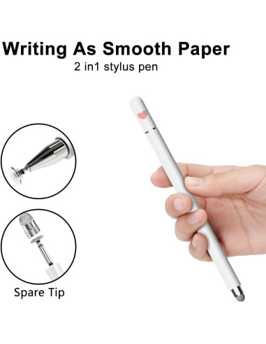 Lápiz Estilográfico LOVE MEI 2 en 1 Alta Precisión para iPad