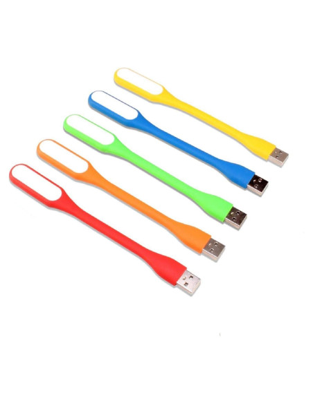 5PCS Luz LED Flexible GOSONO para Lectura USB Multicolor