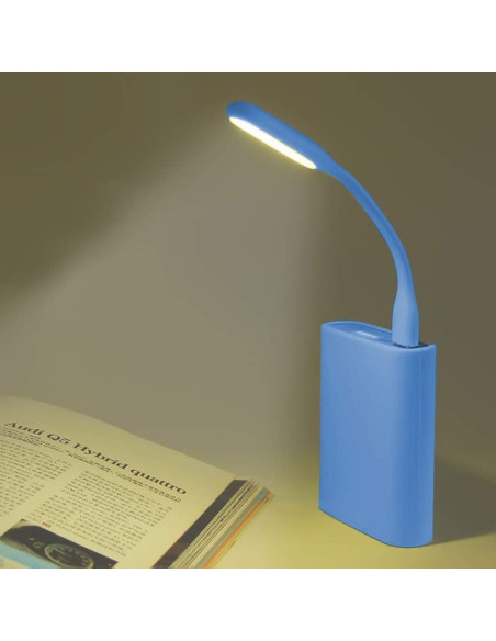 5PCS Luz LED Flexible GOSONO para Lectura USB Multicolor