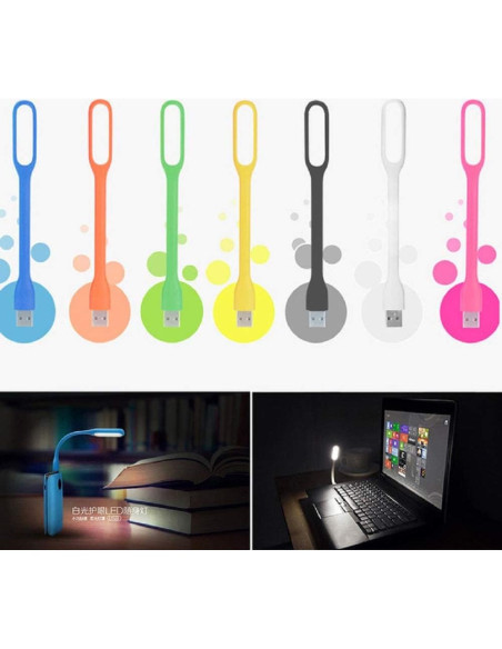 5PCS Luz LED Flexible GOSONO para Lectura USB Multicolor