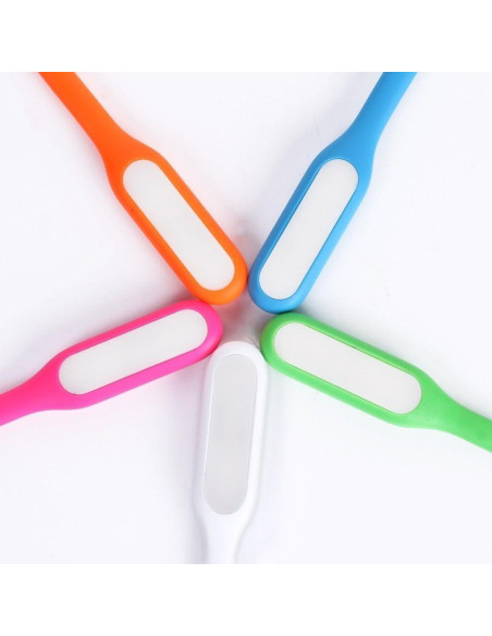 5PCS Luz LED Flexible GOSONO para Lectura USB Multicolor
