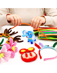 400 Limpiapipas Chenille MITINU 30.48cm 20 Colores Manualidades 2