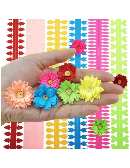Tiras de Papel Quilling Coloridas Saktopdeco 72 Piezas 35 cm