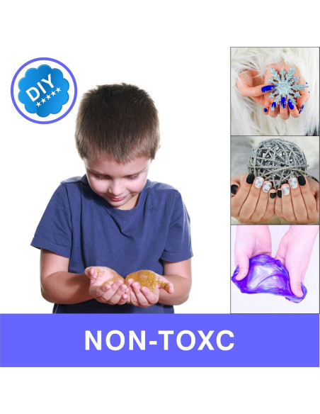 18 Colores Polvo de Brillo Acrílico DECOYARDOO 216g Multiusos