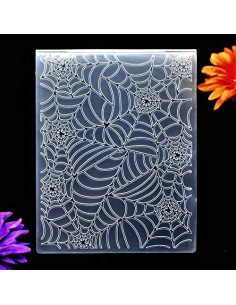 Plantilla de Embossing Kwan Crafts Telaraña Halloween 12x15cm 2