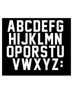 Letras de Planchar Blancas 2" FANBRILLIANT 78 Piezas