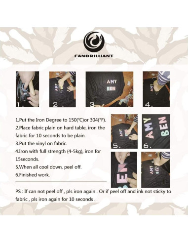 Letras de Planchar Blancas 2" FANBRILLIANT 78 Piezas