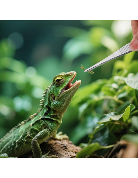 Juego de 3 Pinzas de Acero Inoxidable Tinoaly 16cm para Jardinería