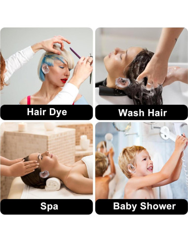 Cubiertas de Oído Desechables Impermeables 100PCS - Genérico