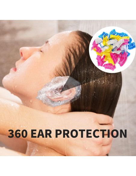 Cubiertas de Oído Desechables Impermeables 100PCS - Genérico