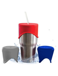 Tapa de Vaso de Silicona ModFamily - 3 Colores, A prueba de Derrames