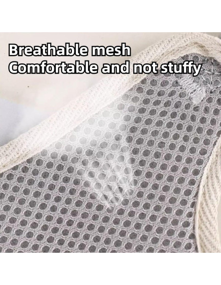 Conjunto Arnés y Correa Ajustable para Conejo Copfeu Rojo M