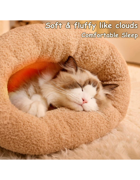 Saco de dormir para gatos JCATPD M-43.9x37.1cm Gris